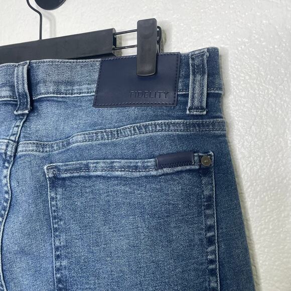 Fidelity Womens Jeans Size 32 Torino Dark Wash Skinny Leg Casual Everyday Wear - Picture 15 of 16